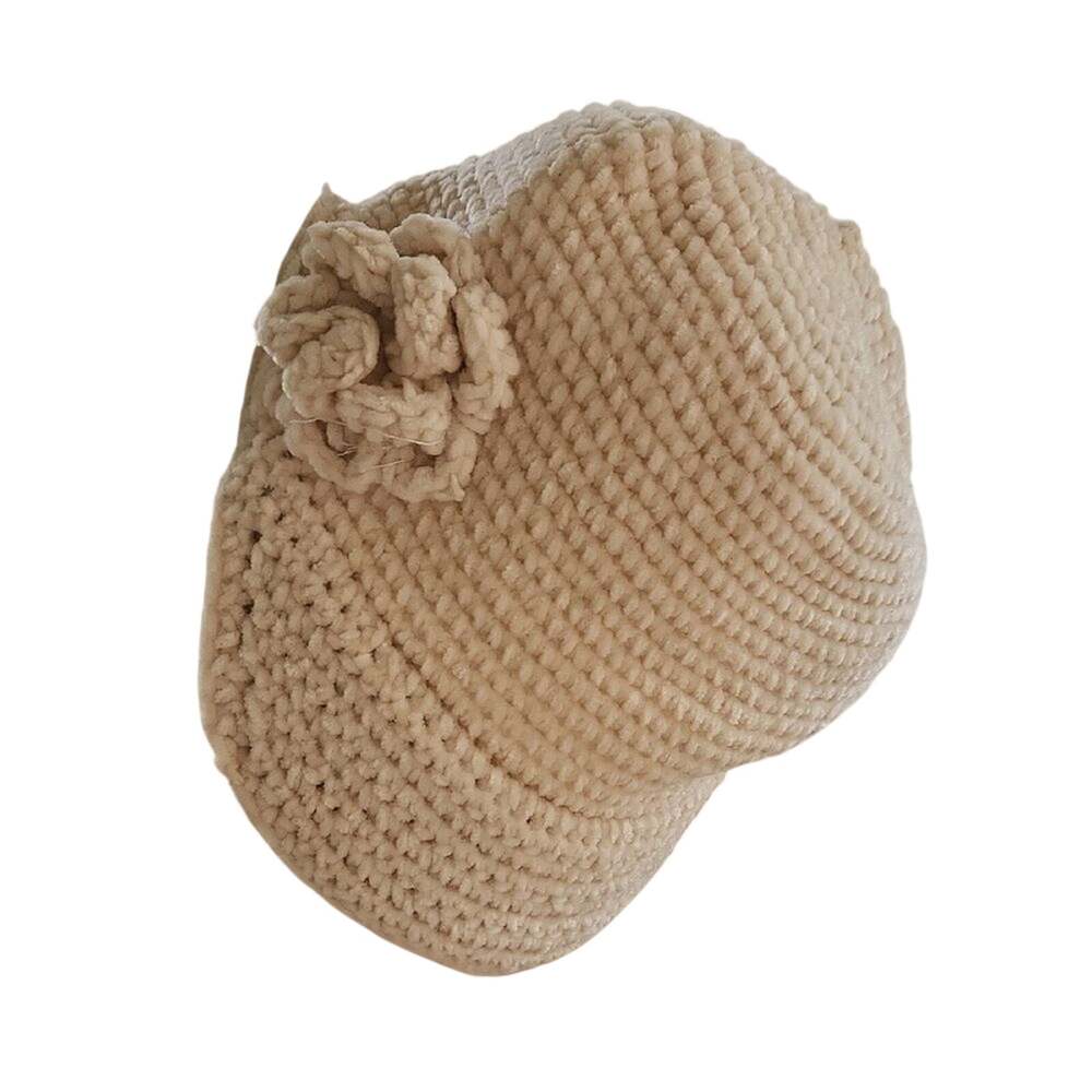 Jaclyn Smith Womens Cream Knit Hat